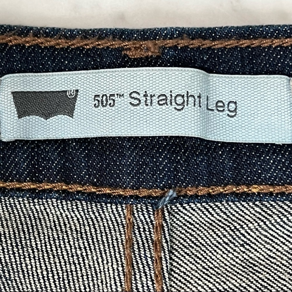 LEVI’S vintage 505 Straight Leg Blue Jeans - Picture 5 of 12